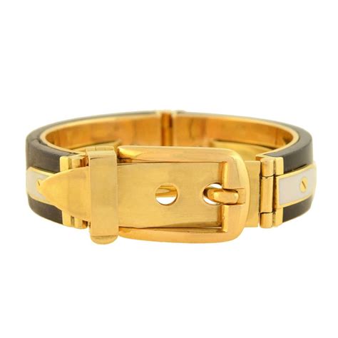 vintage gucci buckle bracelet|pre owned Gucci jewelry.